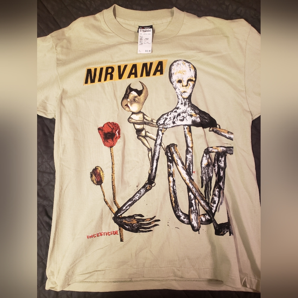 Vintage Nirvana Incesticide T-shirt NWT